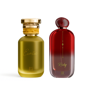Ahmed Al Maghribi Exotic & Ruby EDP Perfume Combo – Unisex Perfumes (100ml x 2)
