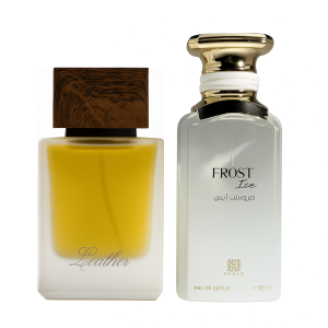 Ahmed Al Maghribi Leather & Frost Ice Perfume Combo – Luxury Unisex EDP Set