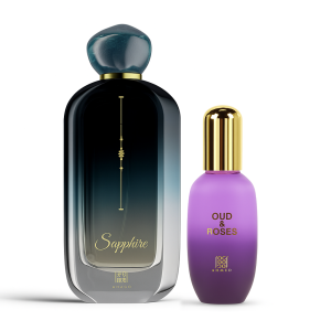 Ahmed Al Maghribi Sapphire & Oud & Roses Body Gel Combo