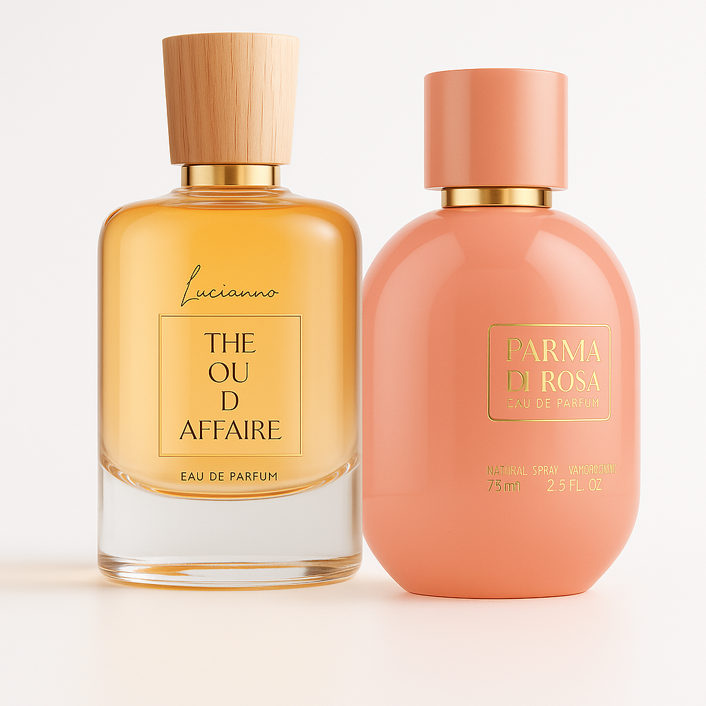 Lucianno Oud Affair & Parma di Rosa Eau de Parfum Combo